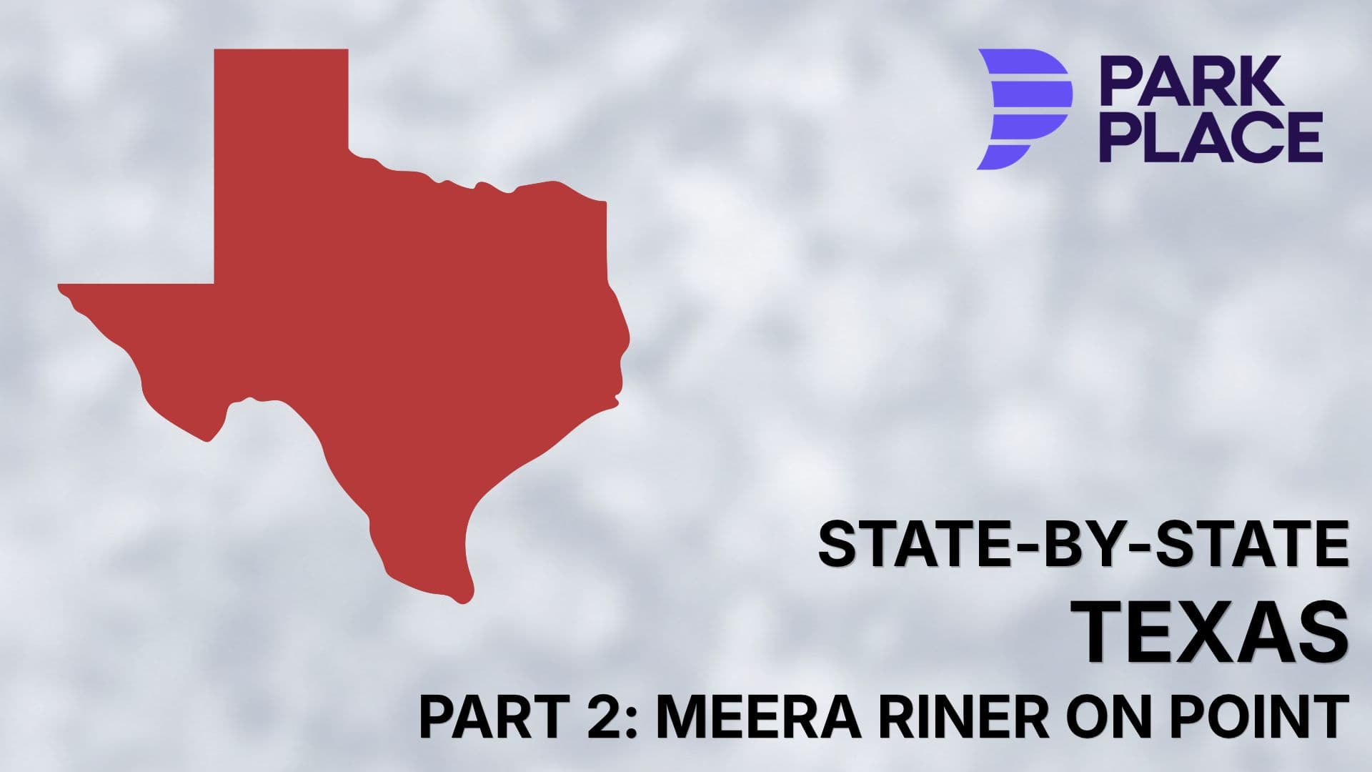 State-by-State Texas, Part 2: Meera Riner on Point