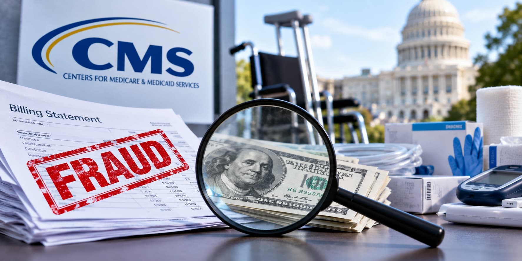 CMS Bags a Big One: Claims $3.4B in Med Equipment Fraud